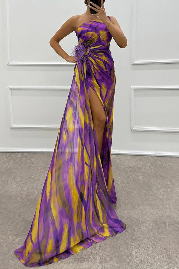 Heidi - Vibrant Maxi Dress Olivia The Label Purple XS
