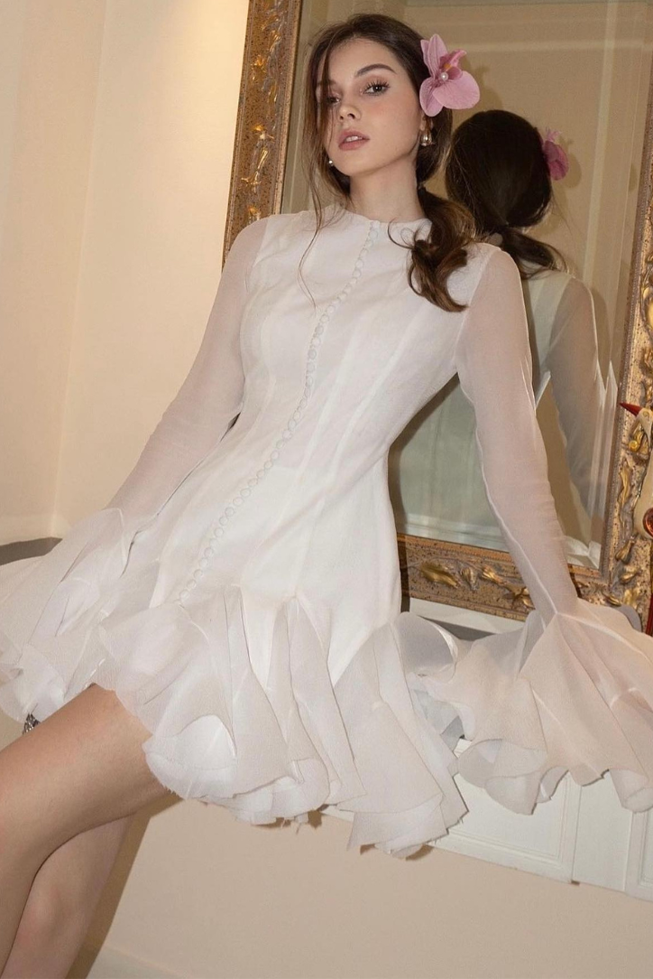 Eileen - Elegant Mini Dress Olivia The Label