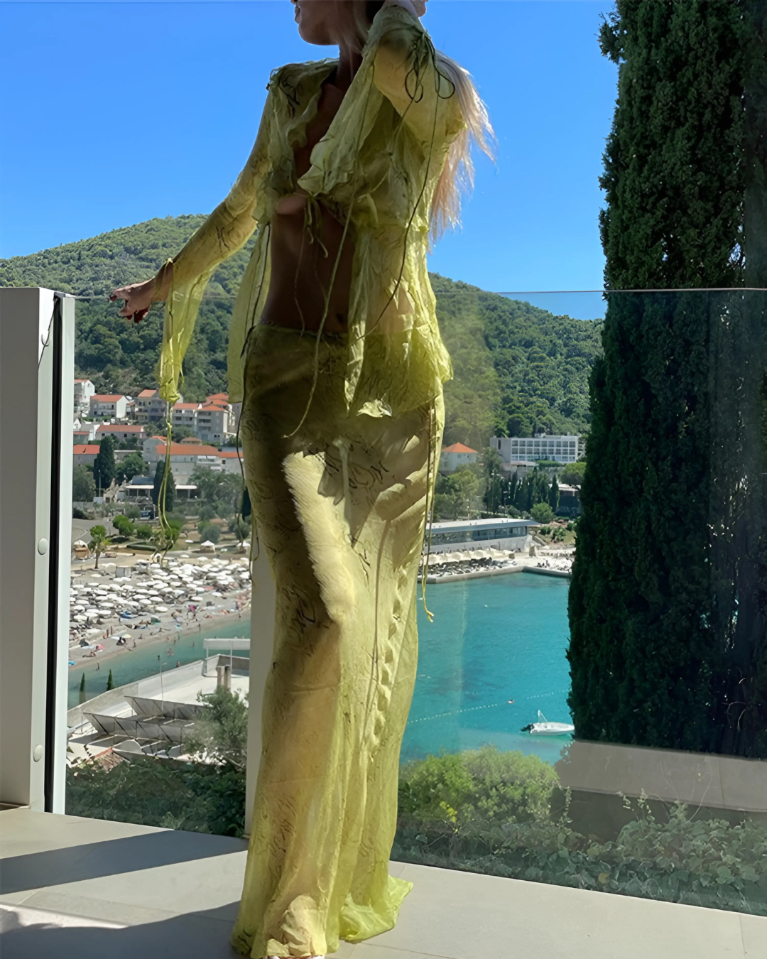 Aysha - Flowing Maxi Skirt Set Olivia The Label