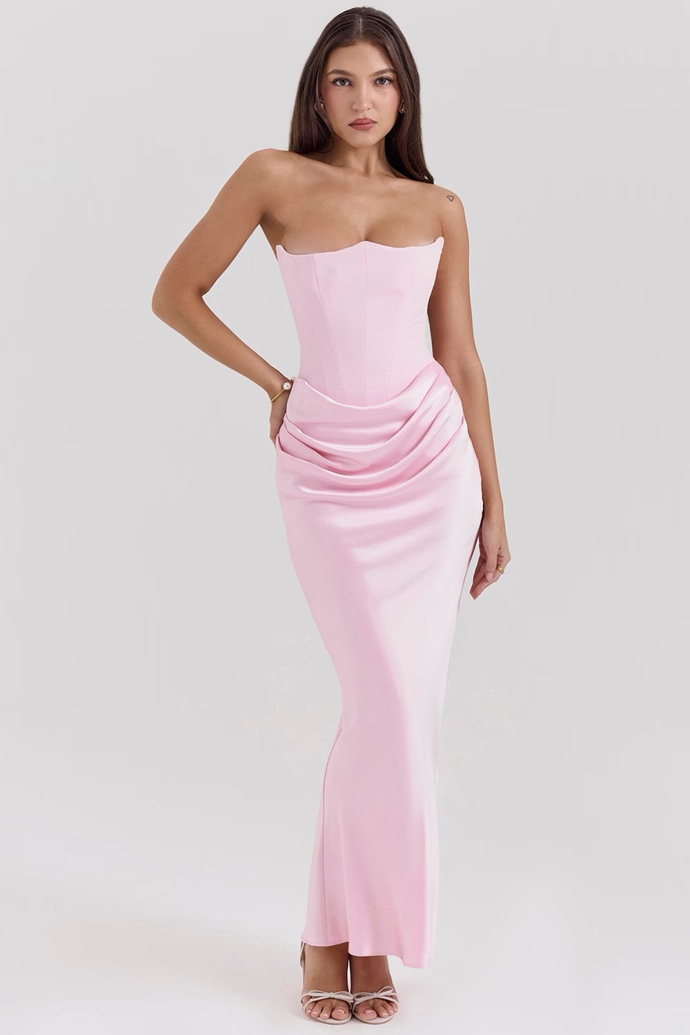 Chloe - Strapless Maxi Dress Olivia The Label