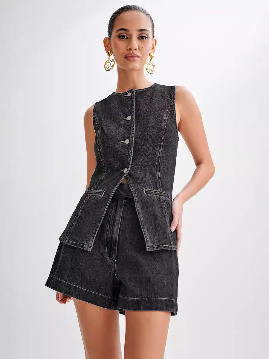 Mulberry - Denim Set Olivia The Label Denim Black XS