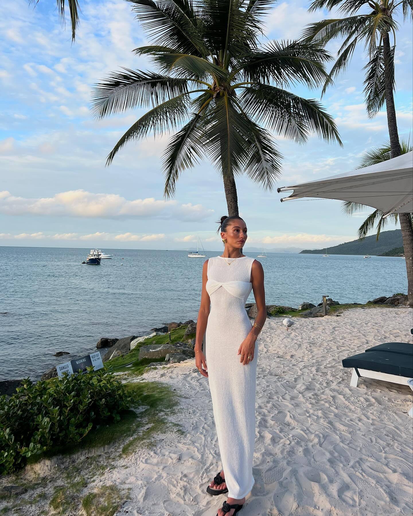 Mika - Round Neck Knitted Maxi Dress Olivia The Label