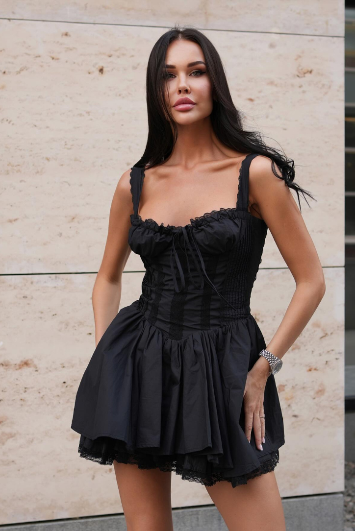 Eve - Sleeveless Mini Dress Olivia The Label Black XS