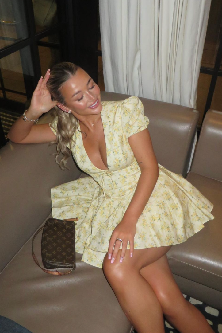 Gigi - Floral Mini Dress Olivia The Label