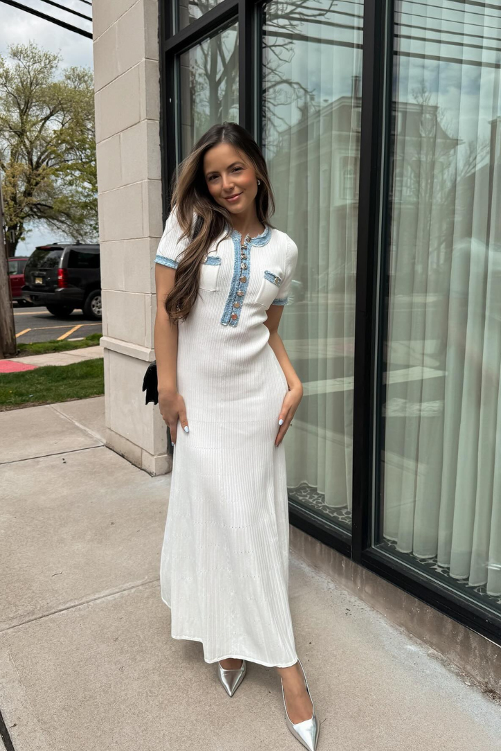 Kenzie - Buttoned Maxi Dress Olivia The Label