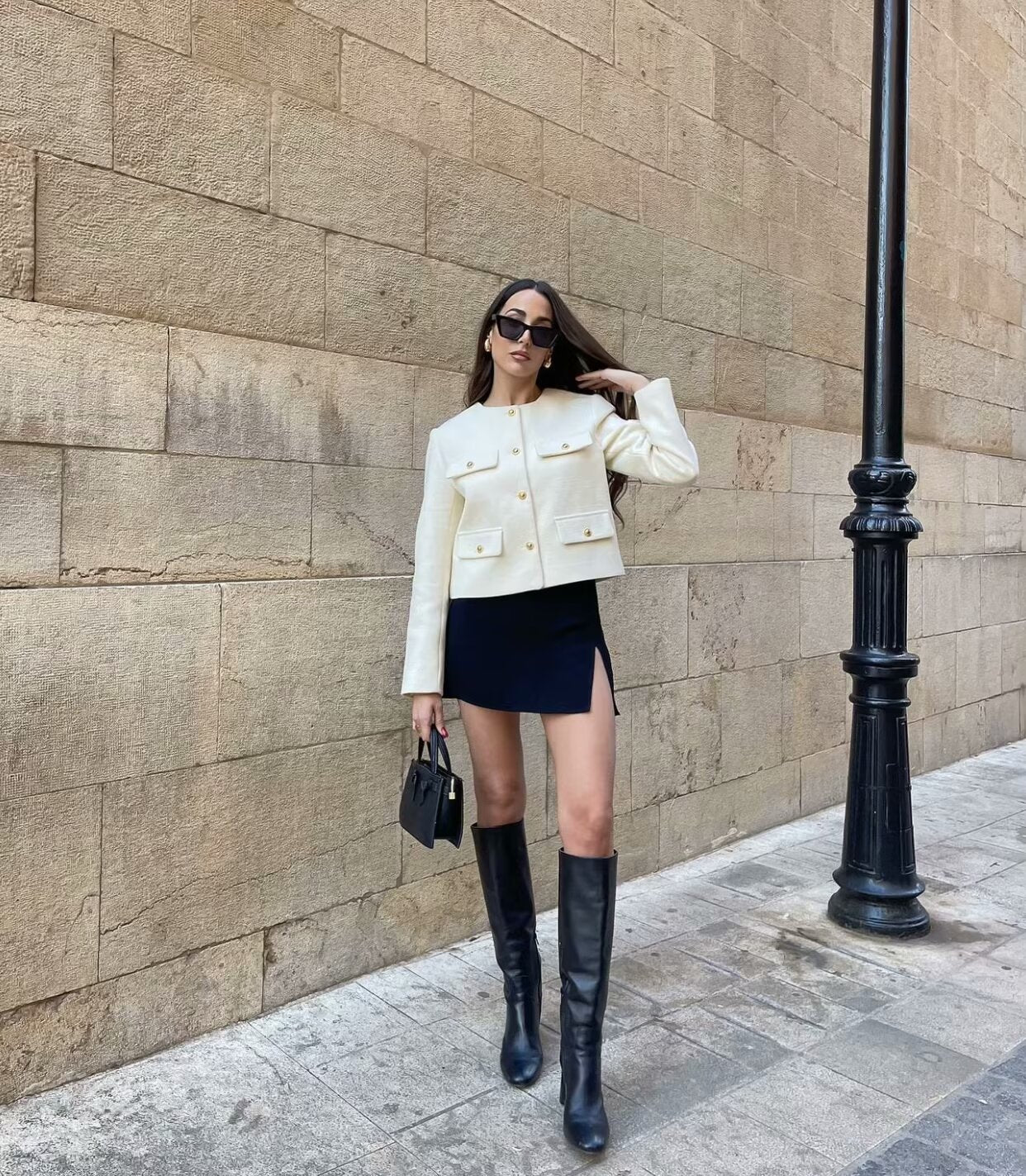 Megan - Vintage Cropped Jacket Olivia The Label