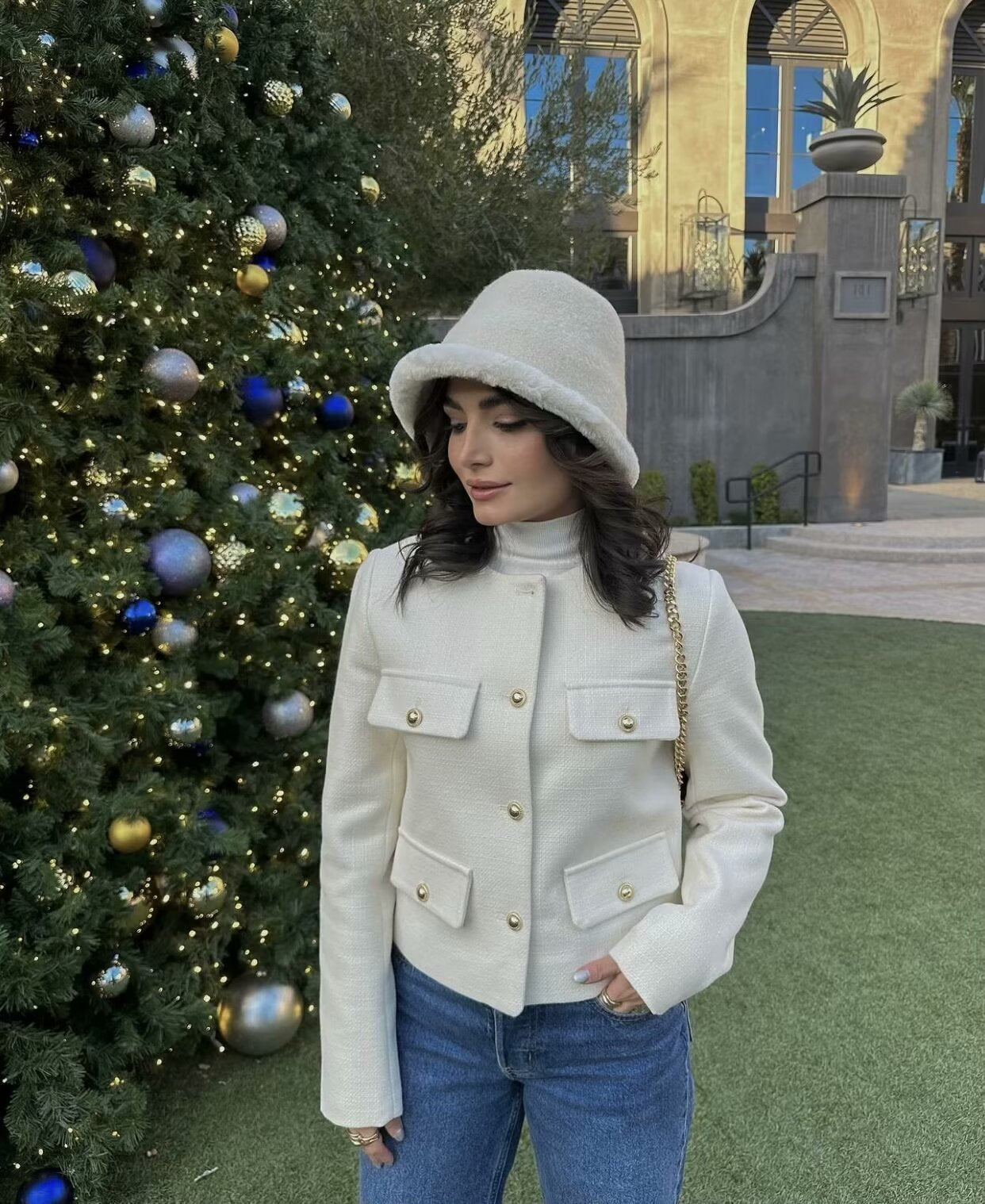 Megan - Vintage Cropped Jacket Olivia The Label