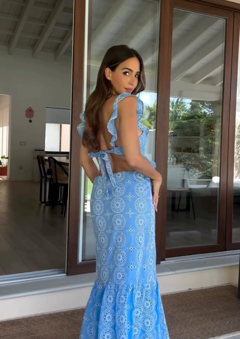 Lennox - Ruffled Maxi Dress Olivia The Label