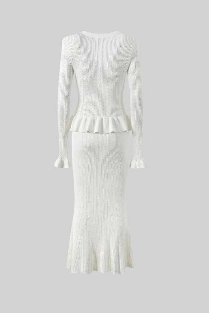 Lara - V-Neck Knitted Set Olivia The Label