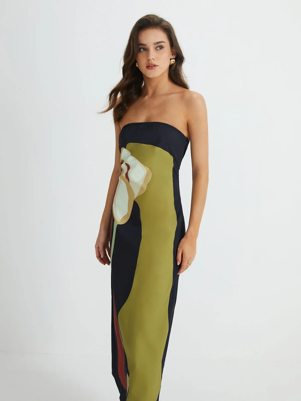 Kate - Strapless Maxi Dress Olivia The Label
