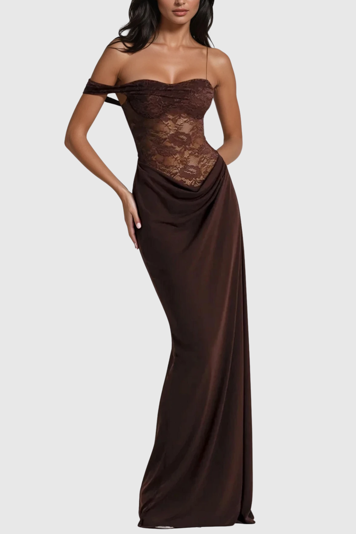 Ivy Maxi Dress Dresses Olivia The Label Brown XS