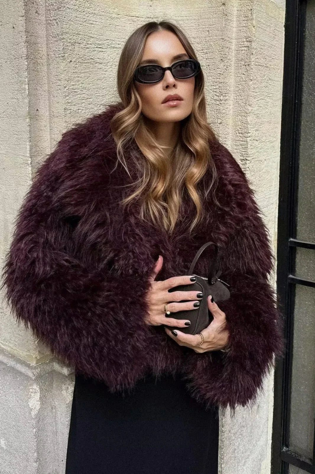 Kaelen Faux Fur Coat Olivia The Label