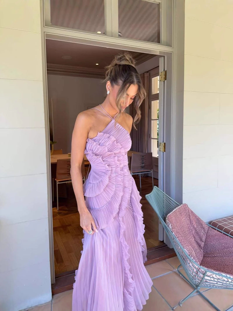 Aria - Charming Ruffle Midi Dress Olivia The Label