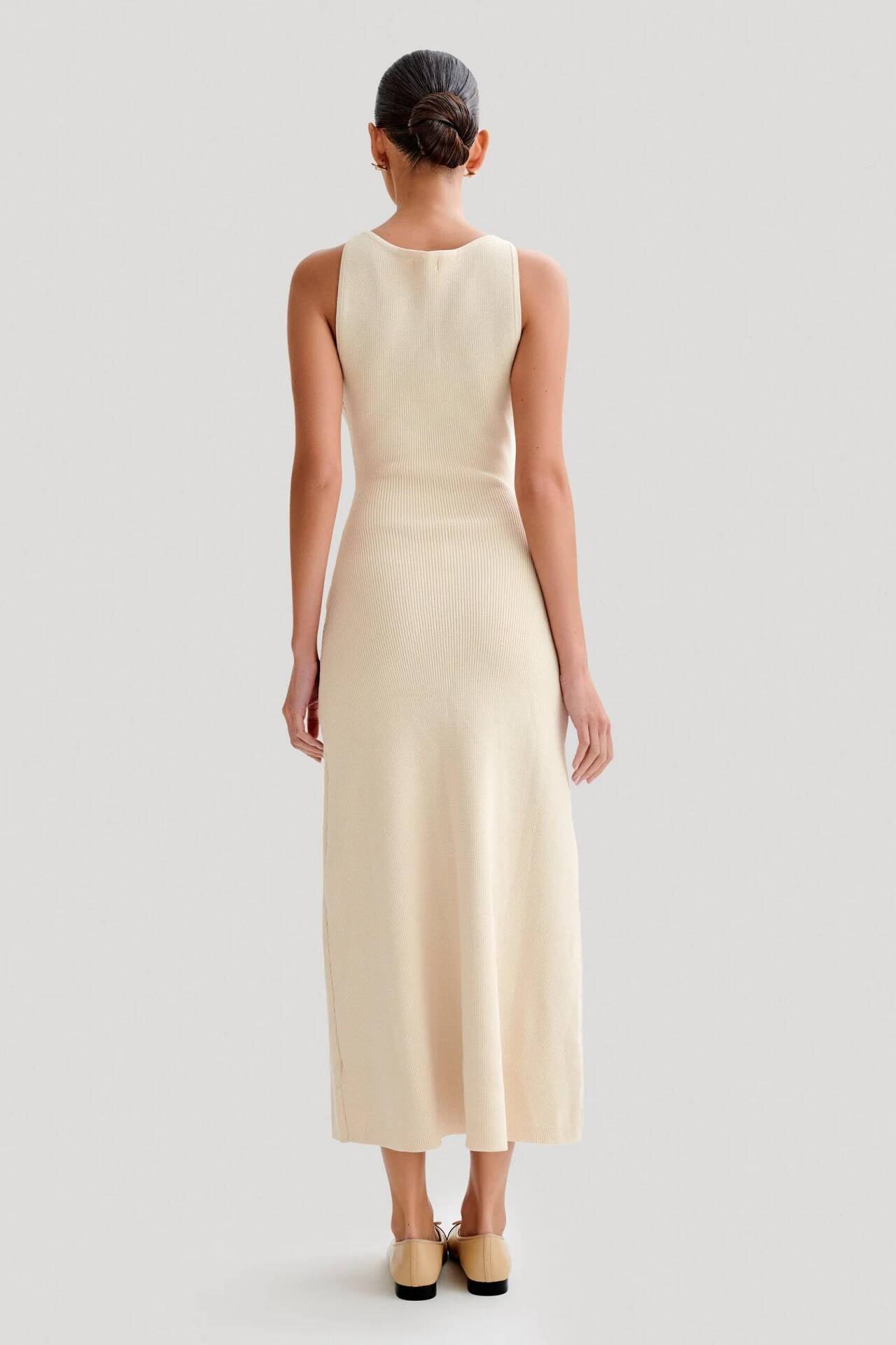 Fiona - Knit Sleeveless Maxi Dress Olivia The Label