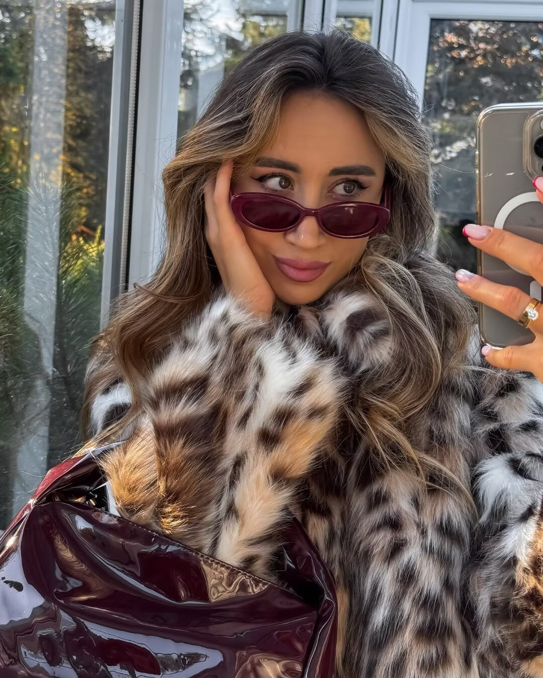 Cambria Faux Fur Coat Olivia The Label