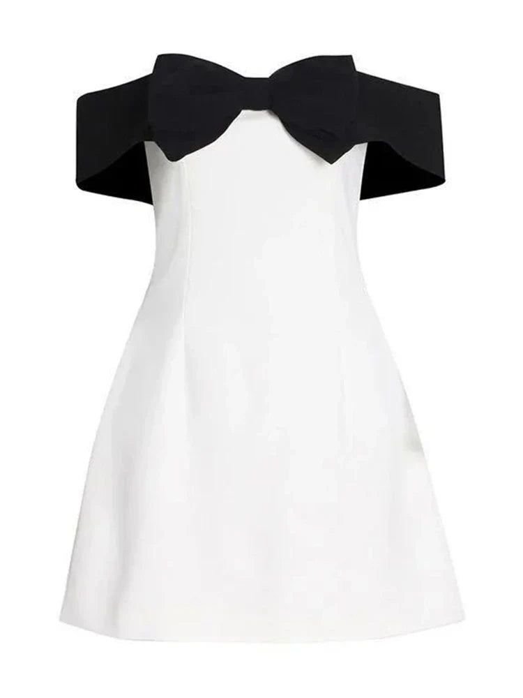 Zinnia - Mini Bow Dress Olivia The Label
