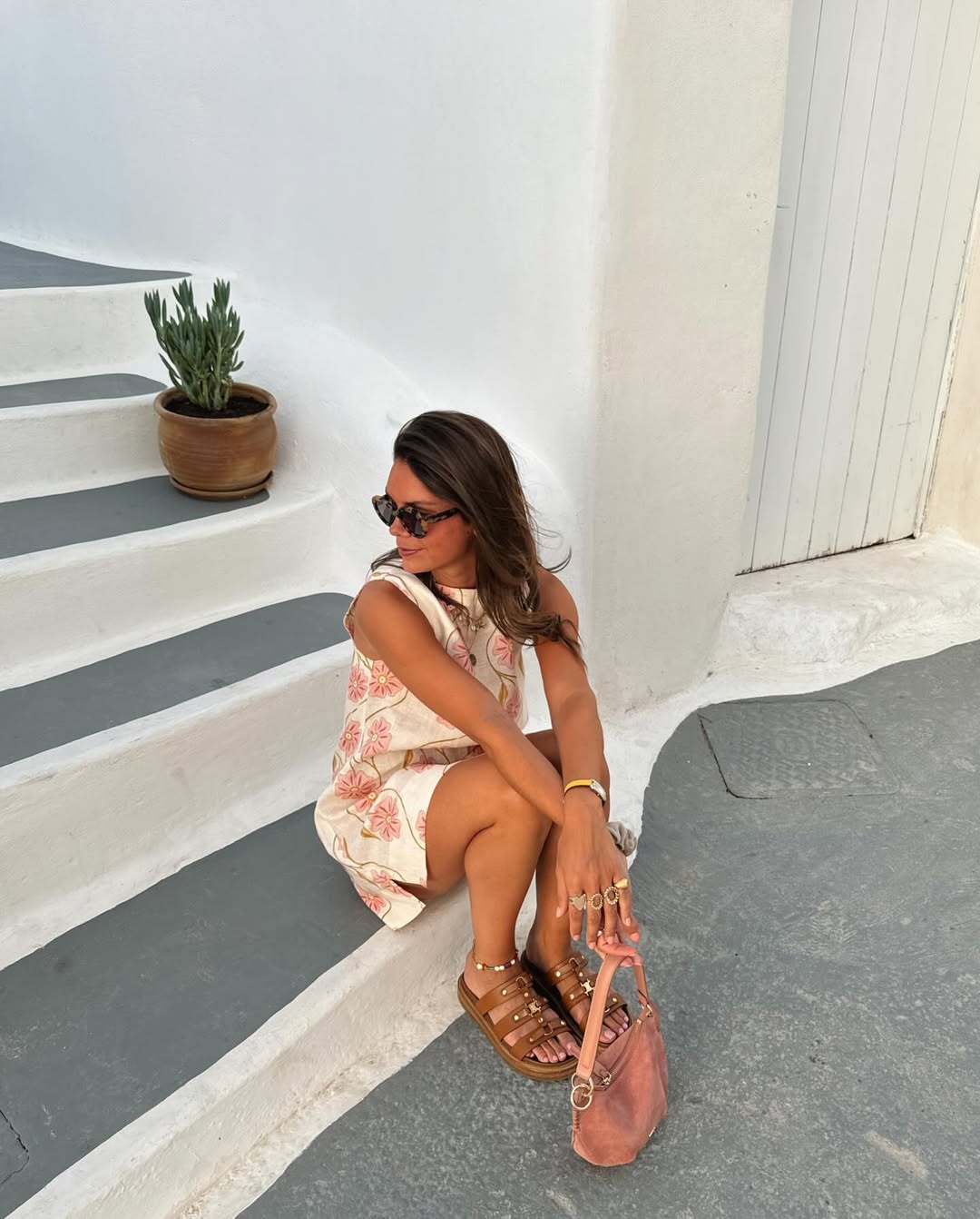 Mirabelle - Print Sleeveless Mini Dress Olivia The Label