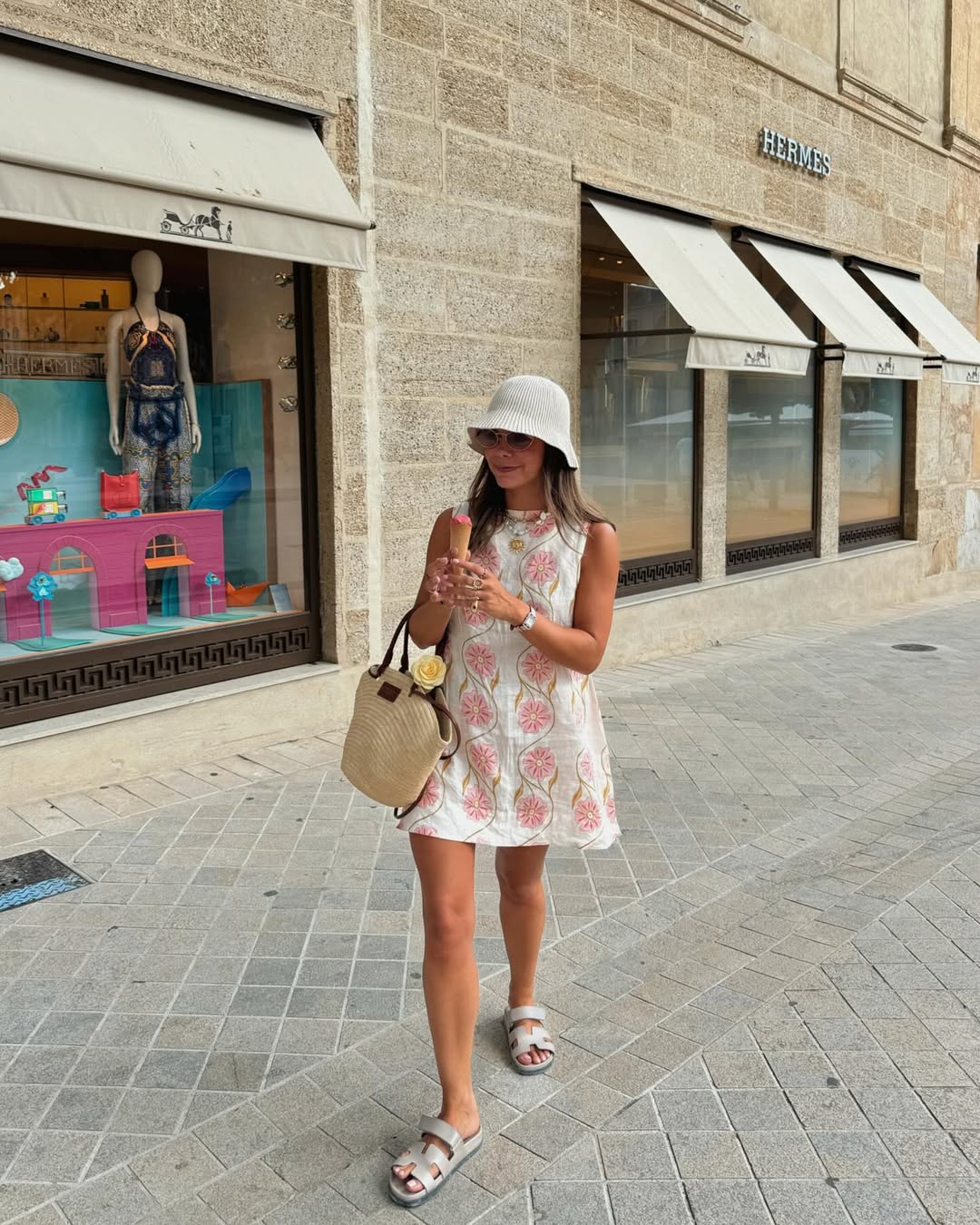 Mirabelle - Print Sleeveless Mini Dress Olivia The Label