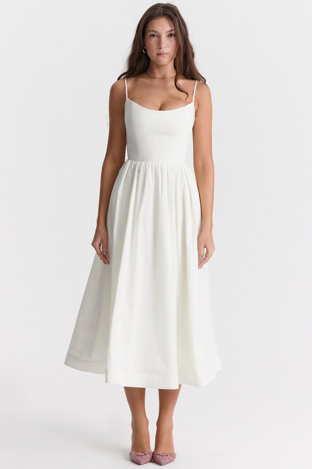 Jenna Elegant Midi Dress Olivia The Label