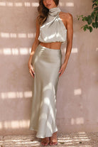 Belle - Elegant Satin Set Olivia The Label