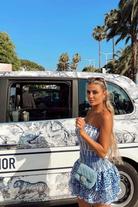 Aurora - Ruffle Mini Dress Olivia The Label