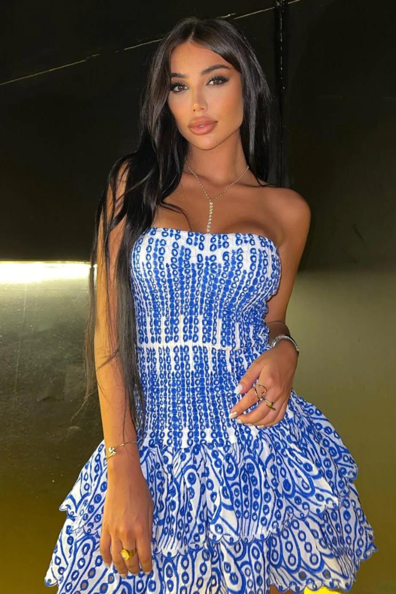 Aurora - Ruffle Mini Dress Olivia The Label