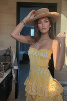 Anya - Ruffle Mini Dress Olivia The Label