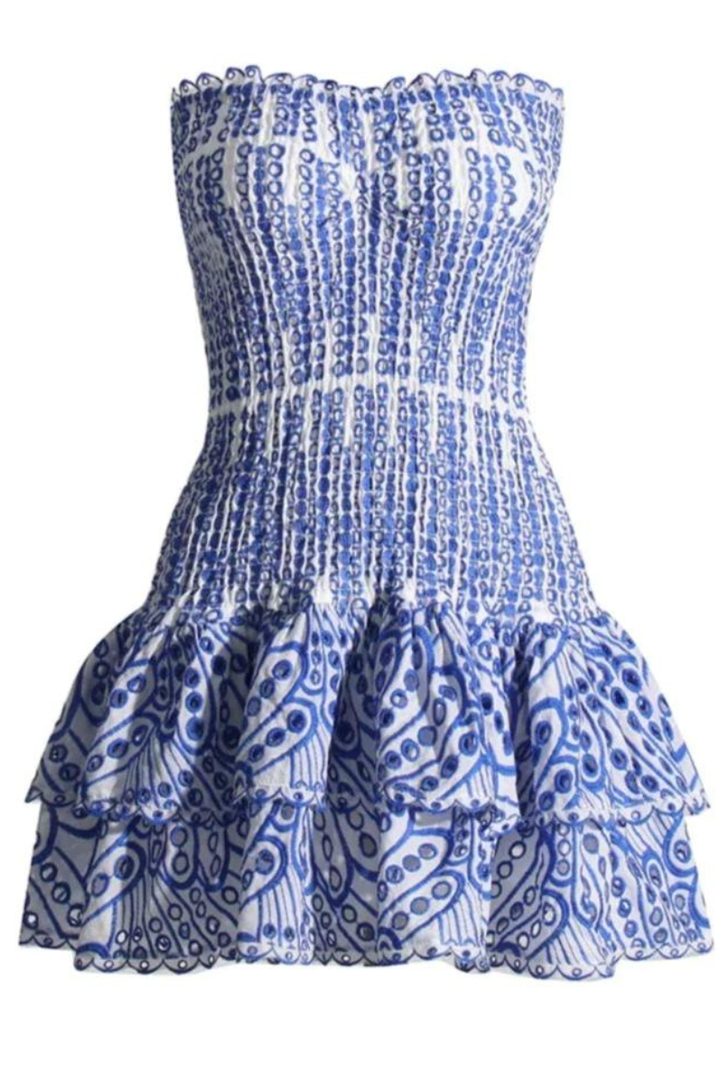 Aurora - Ruffle Mini Dress Olivia The Label