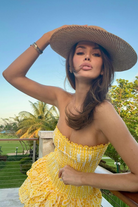 Anya - Ruffle Mini Dress Olivia The Label