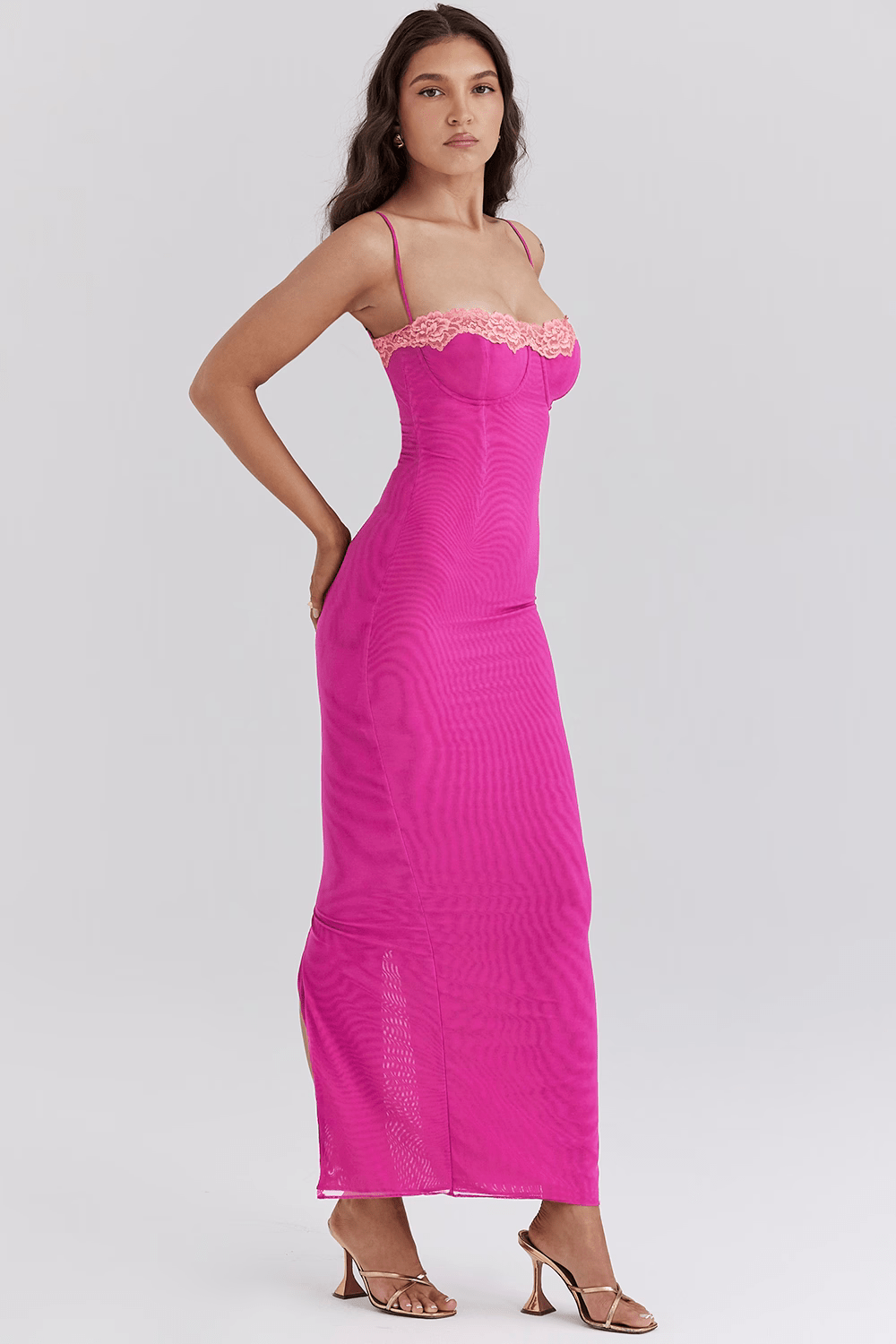 Florence Vibrant Bodycon Gown Olivia The Label