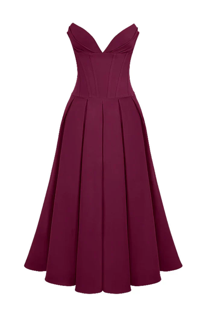 Lorelei - Corset Midi Dress Olivia The Label