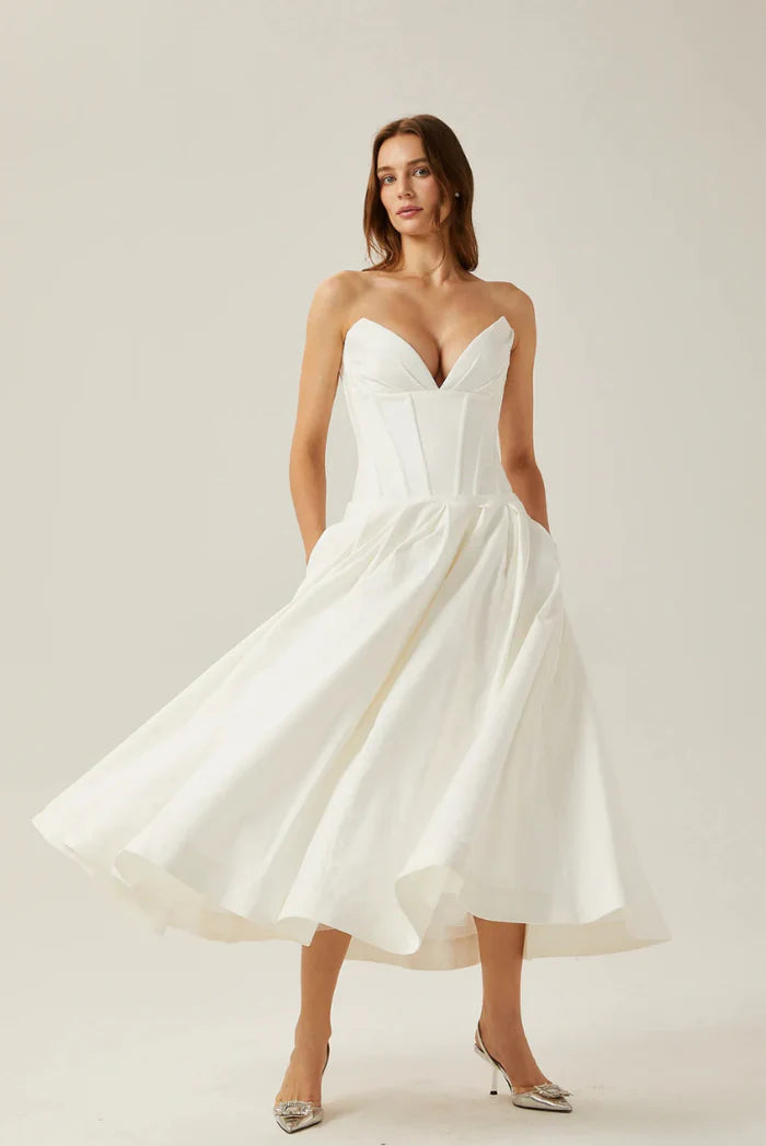 Lorelei - Corset Midi Dress Olivia The Label