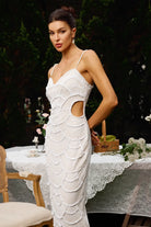 Seren - Pearl Sequin Midi Dress Olivia The Label