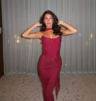 Rosie - Strapless Bodycon Maxi Dress Olivia The Label