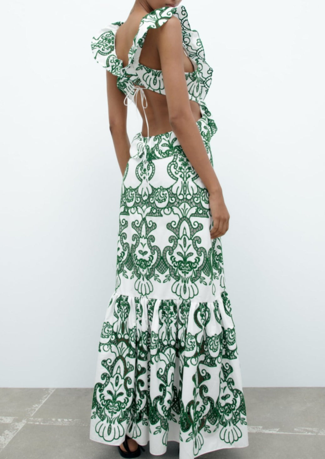 Kirra - Ruffled Maxi Dress Olivia The Label