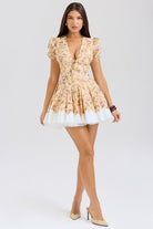 Ainslie - Floral Print Mini Dress Olivia The Label