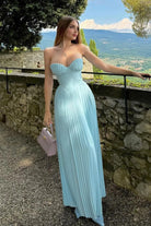 Evie -Strapless Maxi Dress Olivia The Label