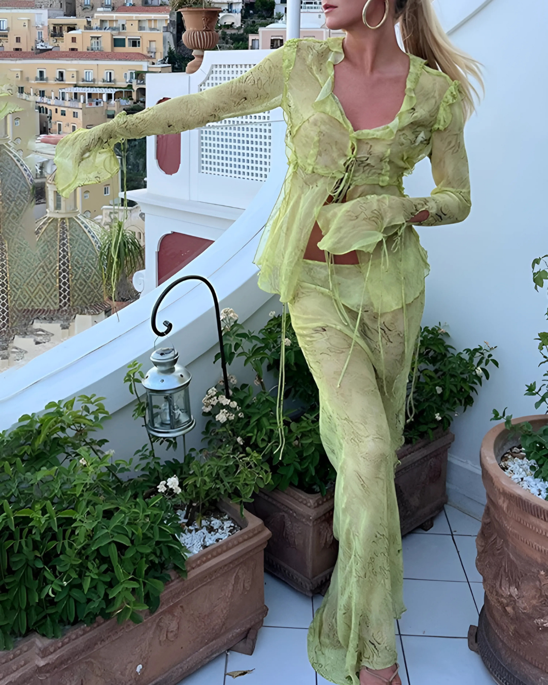 Aysha - Flowing Maxi Skirt Set Olivia The Label