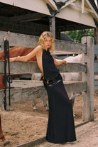 Arden Halter Backless Gown Olivia The Label