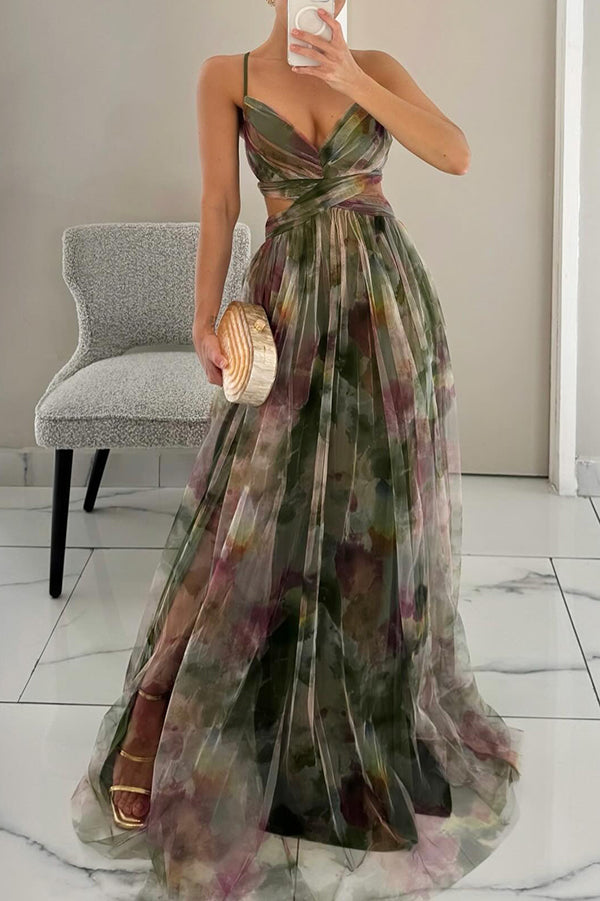 Abigail - Stunning Maxi Dress Olivia The Label Green XS