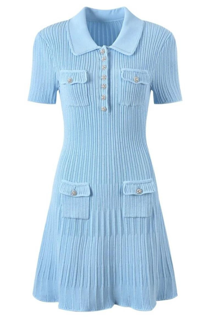 Roxane - Ribbed Mini Dress Olivia The Label