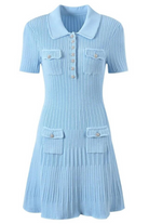 Roxane - Ribbed Mini Dress Olivia The Label