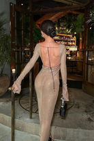 Bondella - Sequins Midi Dress Olivia The Label