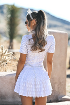 Ruelle - High Neck Mini Dress Olivia The Label