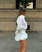 Brontë - Pleated Mini Dress Olivia The Label