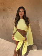Kenzie - Lemon Sarong Set Olivia The Label