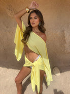 Kenzie - Lemon Sarong Set Olivia The Label