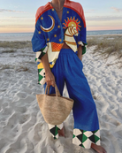 Edwina Set Set Olivia The Label Blue XS