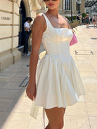 Taliah Open Back Mini Dress Olivia The Label