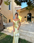 Annabelle - Satin Backless Maxi Dress Olivia The Label